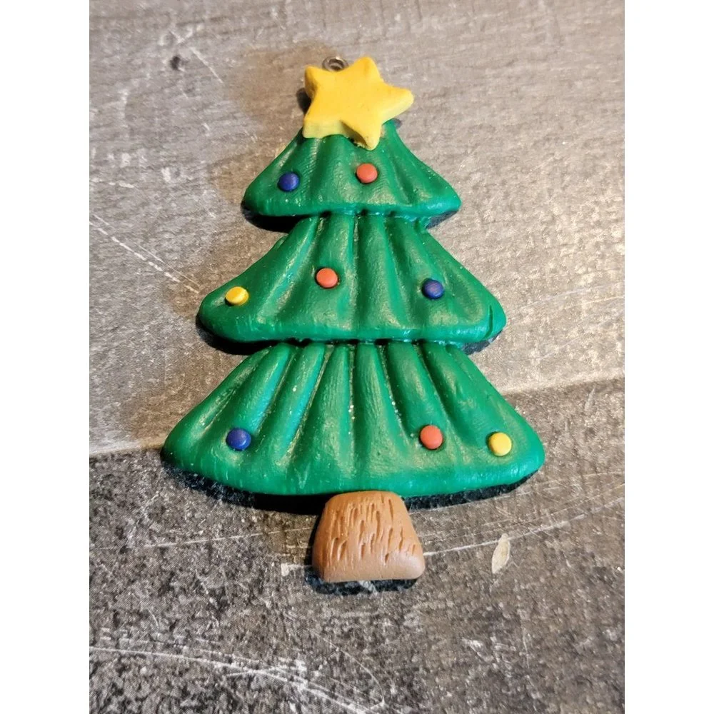 Handmade Xmas pine tree‎ ornament decor